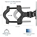 VIVO Steel Universal Bracket Pole Mount with Removable 75mm and 100mm VESA Plate, Fits up to 30 inch Screens, Black, MOUNT-POLE01