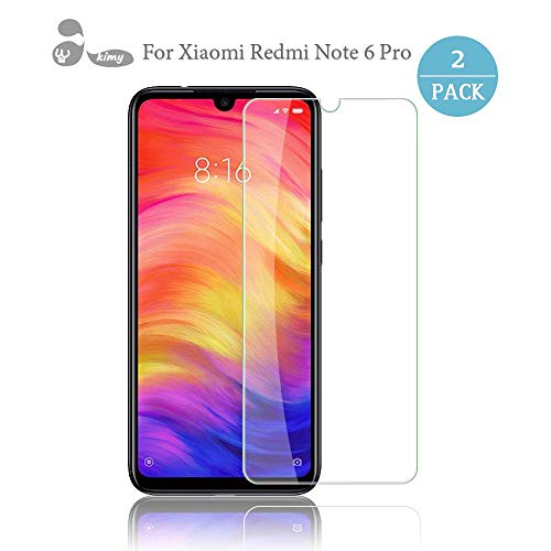 Akimy for Xiaomi Redmi 7 / Redmi Note 7 / Redmi Note 7 Pro Screen Protector Tempered Glass [2-Pack]