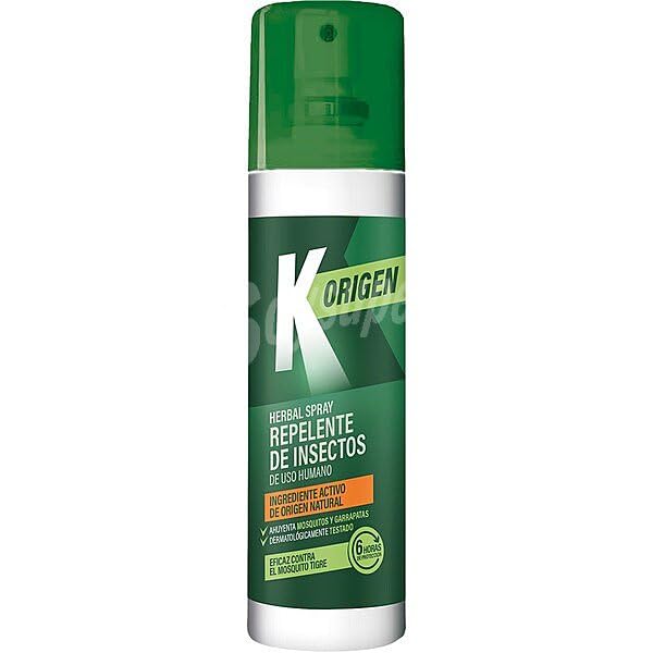 K-ORIGEN - Repelente de Insectos Herbal Spray | Protección Natural y Eficaz | Última Tecnología | 80 ml