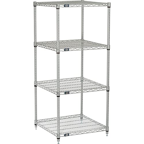 Buy Nexel 24" x 24" x 63" , 4 Tier, NSF Listed Adjustable Wire Shelving