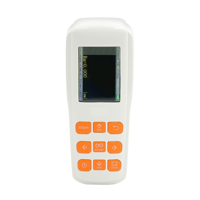 Probador de rugosidad de superficies digital BC-200 profesional for medición de superficies no destructiva con resolución de 0,002 m(BC-200+Curved Surface Sensor)