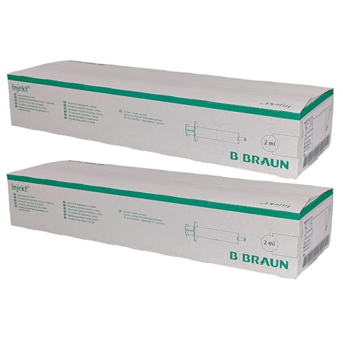 100x B BRAUN BBRAUN INJEKT Spritze Einwegspritze 2 ml