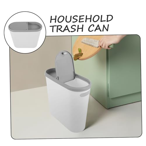 Caneca de basura rectangular compacta para hogar ULTECHNOVO miniatura 5