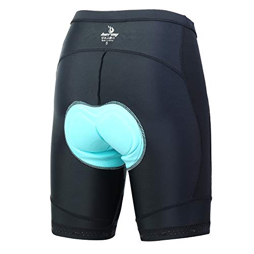 Image of Beroy Women's Triathlon Shorts with 3D Gel Padded, Cycling and Spinning Pants.