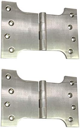 Adonai Hardware Brass Parliament Hinge (Supplied as 2 Pieces per Pack) (225mm x 146mm x 5mm, Antique Brass)