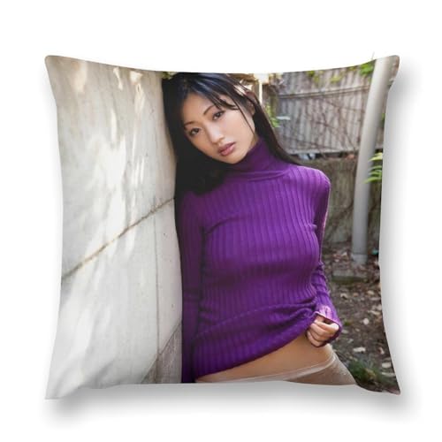 壇蜜 (71) 抱き枕カバー 枕カバー ぬいぐるみ枕カバー お昼寝枕 腰枕 アニメグッズ しわ防止 縮み防止 色あせ防止 毛玉防止 装飾 おしゃれ かわいい ハンサム 男女兼用 家庭用品 18 "x18 "