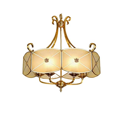 Taimowei E14*4 European-Style Gold-Plated Chandelier Chandelier Copper Dining Room Chandelier Living Room Light In The Bedroom Modern Minimalist Dining Room Lamp Creative Atmosphere Personality L #TOP20