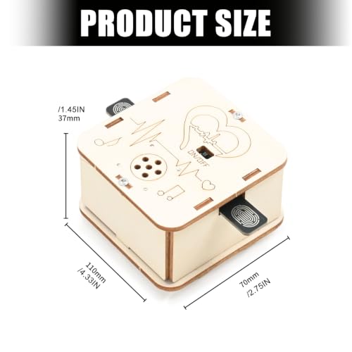 Motion Music Box Set Wooden Electronic Project, Hands on Learning Assembly Toy for Classroom and Family Activity Time Use Activity Wooden Assembly Music Set Motion Rhythm Science Project - Image 3