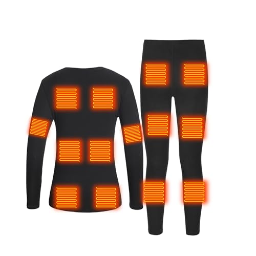 Ensemble thermique chauffant homme et femme en textile technique premium