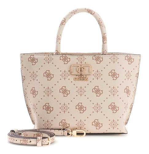 GUESS sac à main Emelie petit cabas femme imprimé logo avec bandoulière amovible