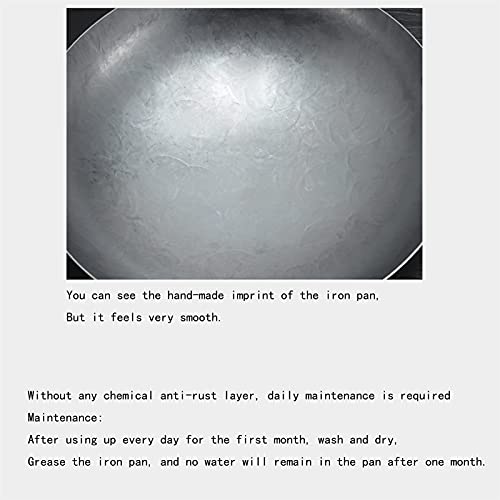 Wok de hierro fundido 38 cm con recubrimiento antiadherente miniatura 6