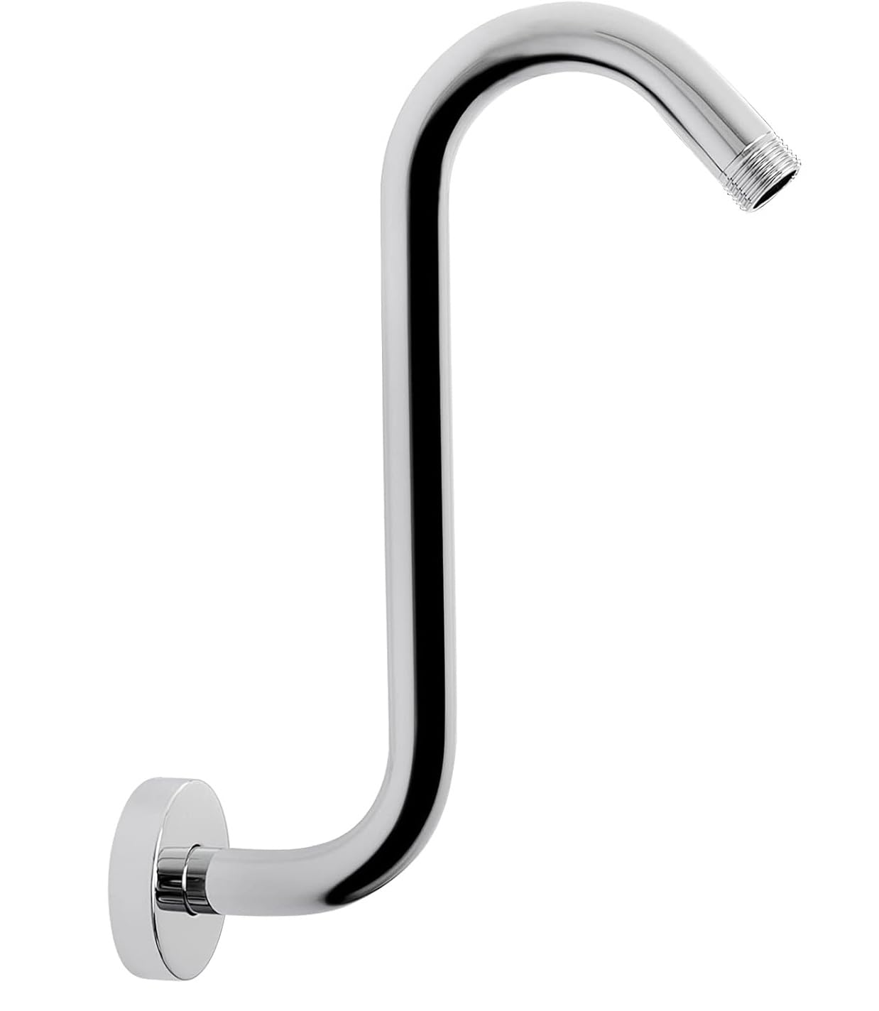 24x7 eMall High Rise Goose Neck Curve Shower Arm S-Bend To Elevate the Shower Higher, Silver Compatible With all Showers -20 cm x 17 cm-image-18