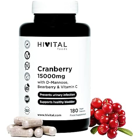 Hivital Foods Arándano Rojo Americano 15000 mg. 180 cápsulas veganas Cover