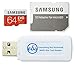 Produktbild Samsung 64 GB Micro-SDXC-EVO+ Plus-Speicherkarte für Samsung Handy funktioniert mit Galaxy A11, A31, A41, M31 Handy (MB-MC64) Bundle mit (1) Everything But Stromboli MicroSD-Kartenleser