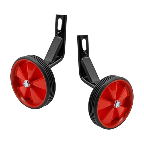 Image of Pair of Black Bicycle Auxiliary Wheel Children's Bicycle Accessories,Training Wheels Kids Bike Children Training Bike Wheel