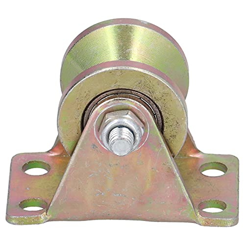 Smooth Rolling V Type Pulley, Deep Rope Wheel with Metal Rail Wheel, 32mm Caster, for Industrial Use, V Grooved Wheels, Support Moving Door and Tower Crane Accessories