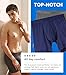 Separatec Mens Underwear with Pouch Moisture Wicking Rayon Made From Bamboo Underwear Men Breathable Boxer Briefs 3 or 6 Pack(L, Assorted Colors)