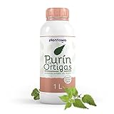 PLANTAWA Purin de Ortigas, 100% Natural, para Mosca Blanca, Cochinilla, Pulgón, Hongos, Mildiu, Estimula Mecanismos de Defensa Plantas, Eco, Prensado en Frio, 1l