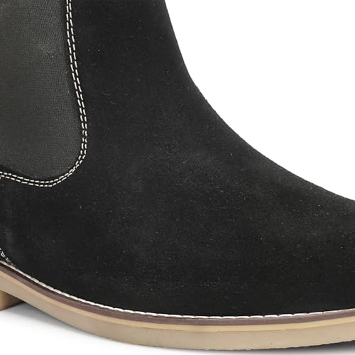 Image of Kraasa Men's Chelsea Boots for Men, Premium Vegan Leather, Fashion Ankle, Modern Casual, Smart Casual & Formal Footwear