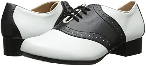 Ellie Shoes Men's 105-saddle, Black/White, 9 Review | Image 6