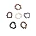 6 Pcs Silk Hair Scrunchies Soft & Comfortable Small Silk Scrunchy Skinny Hair Ties Bows Ropes Elastics Ponytail Holders for Women Girls Hair Accessories