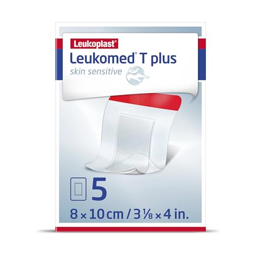 Leukomed T plus skin sensitive, 8cm x 10cm, 5 pezzi