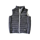 Super léger. CHALECO GRIS-NEGRO T.XL