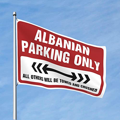 Drapeau d'Albanie pour décoration de maison et jardin familial