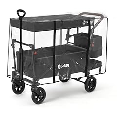 Sekey Parapioggia per carrello pieghevole con tetto, accessorio per carrello, copertura antipioggia in materiale Eva di alta qualità, 110 x 60 x 75 cm. Carrello non incluso