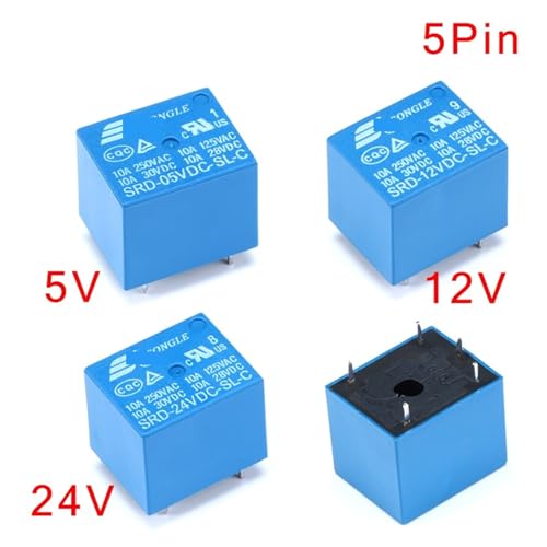 Relais SRD-05VDC-SL-C pour création d'interfaces de commande et projets robotiques - 2