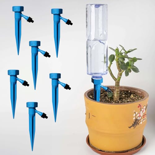 Image of Cinagro (Pack of 6) Drip Irrigation kit for Home Garden, Self-Watering Spikes, Drip Spikes for Plants, Home Garden, Automatic Plant Watering Devices