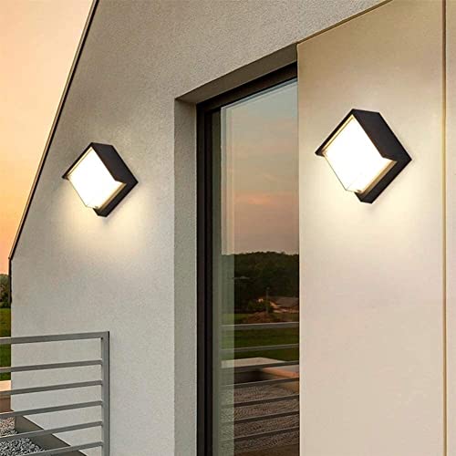 Lámpara de pared impermeable de aluminio moderna al aire libre para pasillos y salones 5