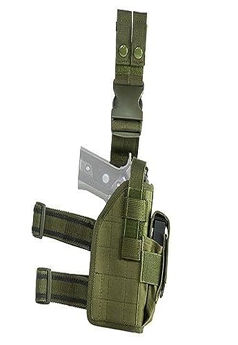 Holster de cuisse tactique NcStar Vism vert universel droitier réglable