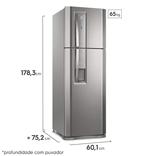 Geladeira Frost Free Electrolux Top Freezer 382L com Dispenser de Água (TW42S) 127V