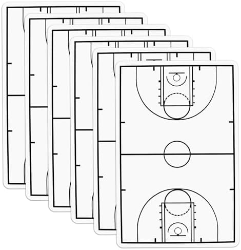 Basketball Coach Clipboard, Erasable White Single Sided