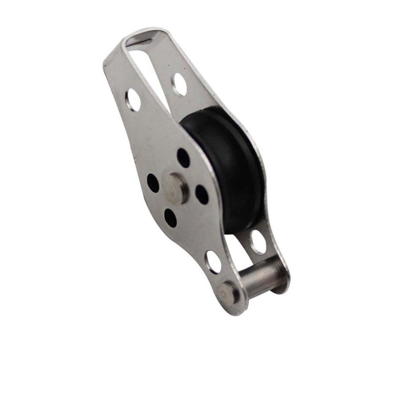 KICHOUSE 2pcs Nylon Rope Pulley Single Pulley Pully Pullies Pulley Wheel Fishnet Pulleys Boat Pulley Crane Swivel Hook Rolling Cart Accessories Wire Rope Pulley Lift Tools Heavy Duty Pulley