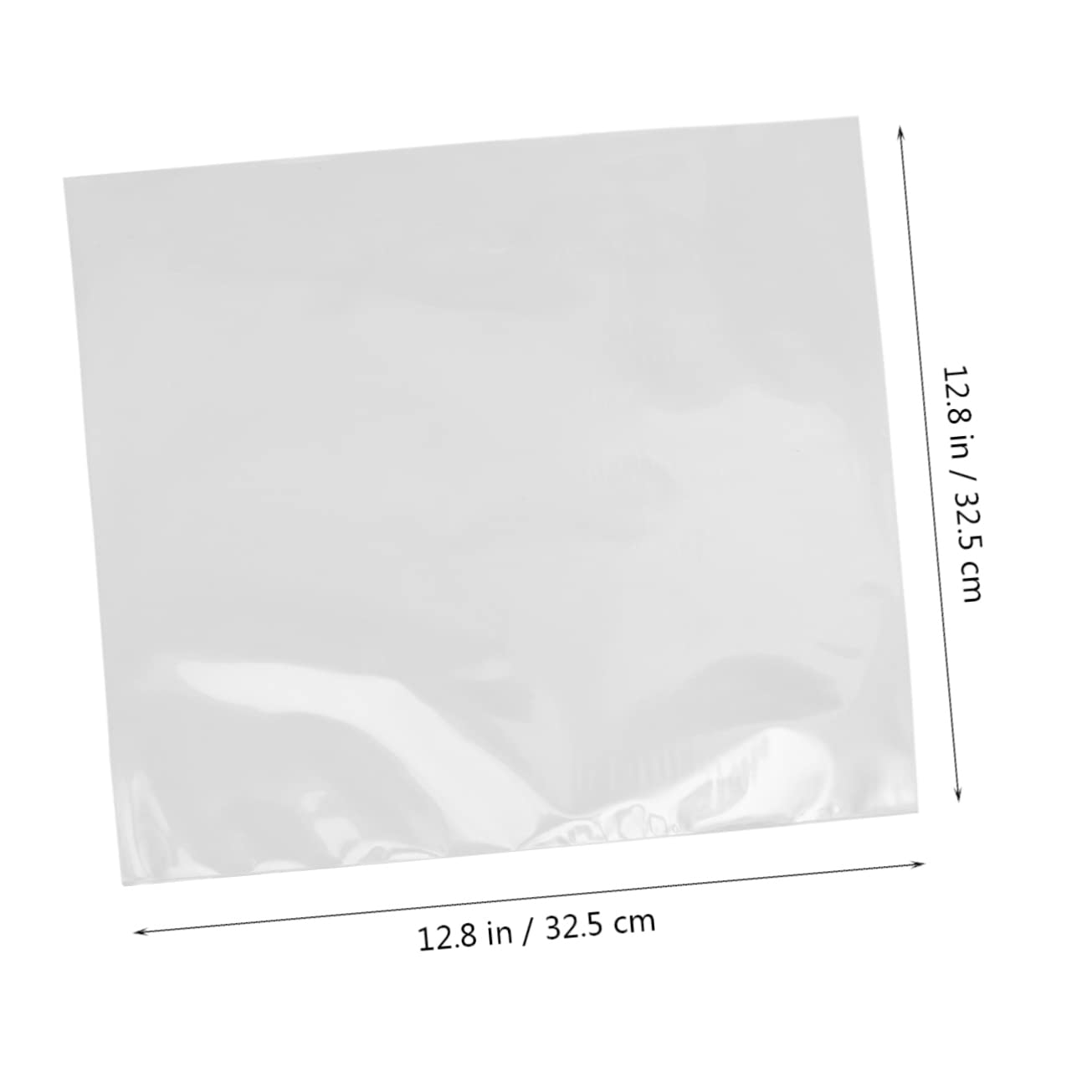 Housoutil 50pezzi Custodia per Dischi in Vinile Sacchetto di Protezione Trasparente in Contenitore per Dischi da Protezione Custodia per CD Senza Linguetta e Resistente
