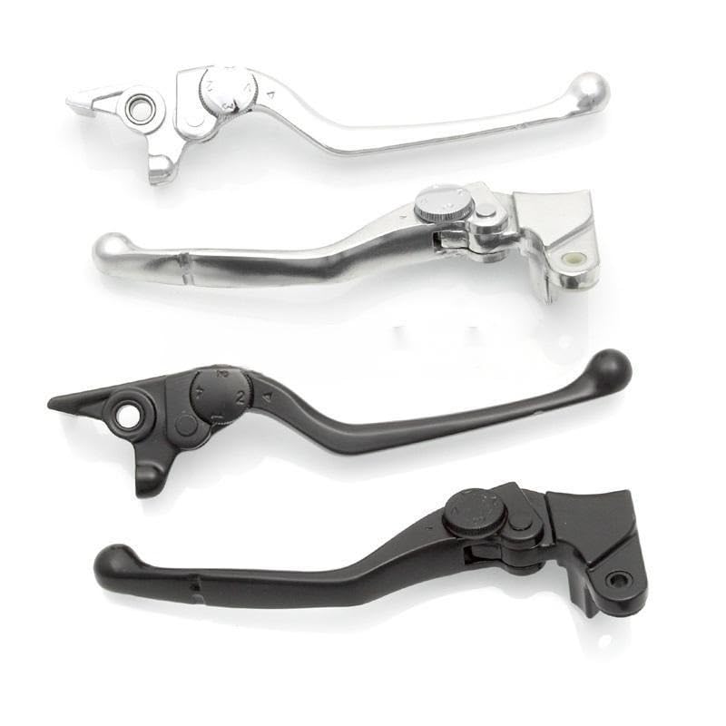 Palancas de embrague regulables para moto QJ 350 500 en aluminio negro 2