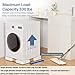 Adjustable Appliance Rollers Heavy Duty, Mobile Mini Fridge Stand Washer and Dryer Stand with 16 Hidden Silent Locking Wheels, Anti Vibration Washing Machine Pedestal Multi-Functional Base for Dryer
