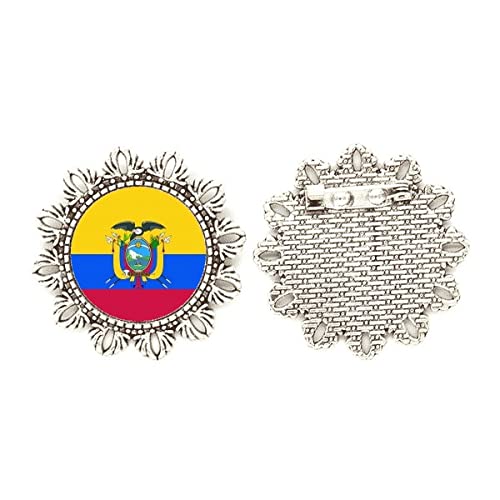 Broche de plata de Ecuador para lucir en solapas de trajes