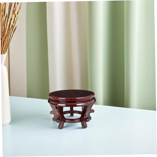 Support à plantes d'intérieur en bois avec base stable charge 35kg pour aquarium