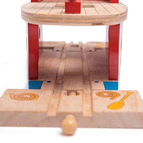 Bigjigs Rail Wooden Pirate Ship Galleon - Pirate Accessories For Wooden Train Sets, Bigjigs Train Accessories, Pirate Ship Toys For Kids, Wooden Toys For 3 4 5 Year Olds #TOP6