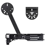 Armordillo Hitch Mount Swing Out Spare Tire Carrier Up to 35'|Compatible with Trailer Hitch 2' Receiver|8735527|Steel|Universal|Texture Black