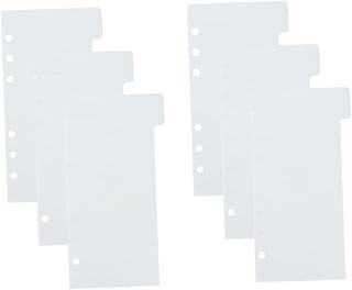 WOFASHPURET 1 Conjunto De Clipes Para Fichário Pastas De Bolso Pastas De Arquivo Envelopes Sacos De Arquivamento De Documentos Divisor De Fichário Saco De Armazenamento Grosso Saco De