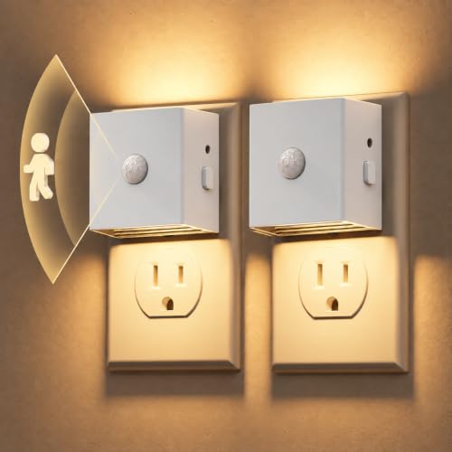 L LOHAS LED Plug in Night Light with Motion Sensor and Dusk to Dawn Sensor - image 1