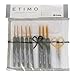 Tulip Etimo Premium Gold Crochet Hook with Grey Ergonomic Handle and Gold‑Tone Tip, 1 piece