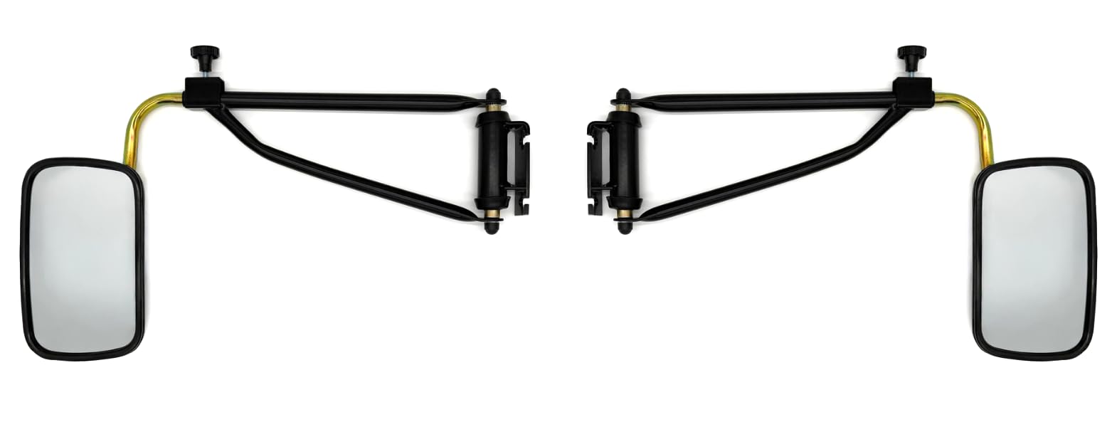 2x Außenspiegel Rückspiegel 255x160 mm LKW BUS ø16-18 mit Spiegelarm Spiegelhalter Spiegelhalterung Spiegel Arm