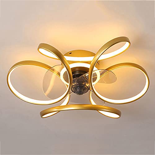 Ventilateur de plafond avec lampe pour un salon moderne et chaleureux