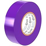 OHLECTRIC Professional Grade Vinyl Electrical Tape (1 Pack) Purple - 7 Mil Thick Flame-Retardant, Heat & Weather Resistant 3/4 Inch x 60 Feet | Ideal for Contractors & Electricians