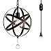 Creatgeek Industrial Plug in Pendant Light,16.4' Ft Hanging Cord and On/Off Dimmable Switch Mini Globe Chandelier,Vintage Oil Rubbed Bronze Ceiling Light Fixture for Kitchen Dining Room Bedroom-1 Set